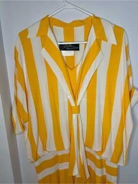 Vintage Bichon by Cynthia Howie Pleated Dress